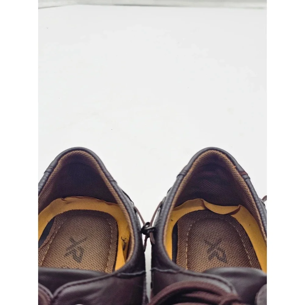 Xray Boat Shoes Men's 9.5 Brown  Pebbled  Casual XRW2006